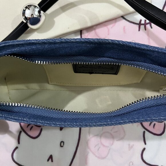 Jacquemus Blue Canvas Denim Shoulder Bag - Picture 7 of 10